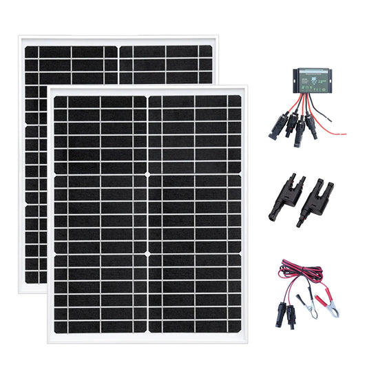 50W 25W Glass Solar Panel